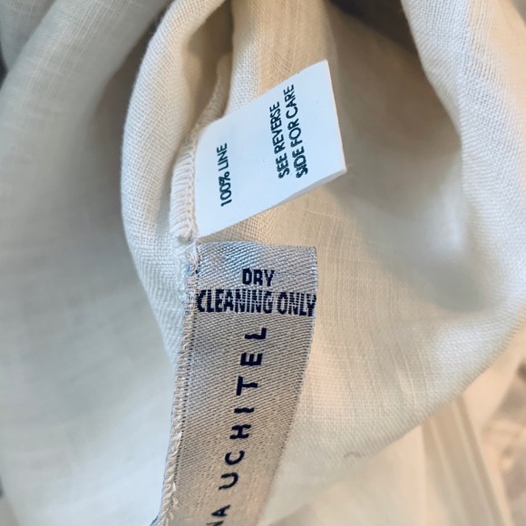 Viviana Uchitel linen/silk zip up top size 1 NWT - Picture 5 of 7